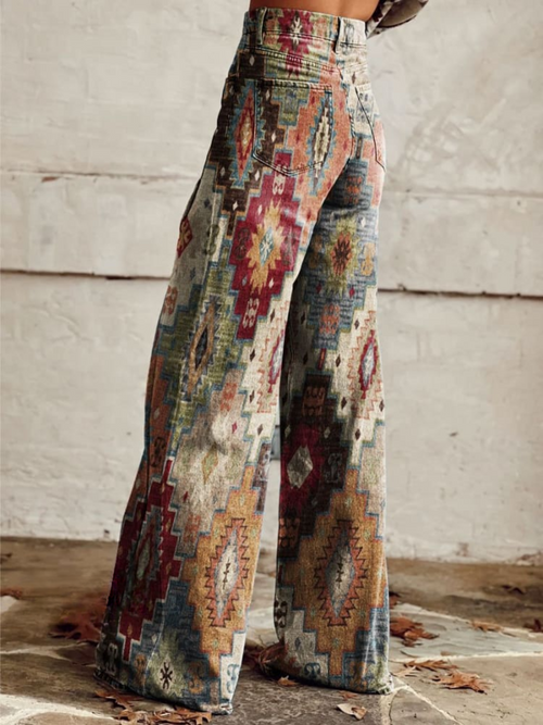 Nomad Mosaic Vintage Flared Pants