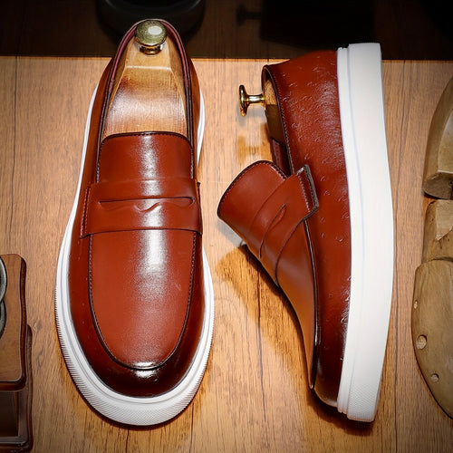 Grayson Leather Slip-Ons