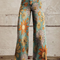 Sunlit Meadow Vintage Flared Pants