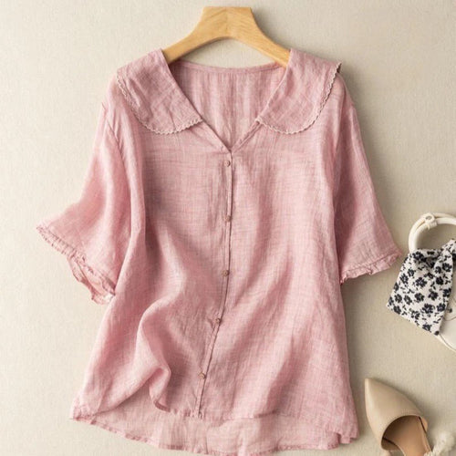 Provence Linen Blouse