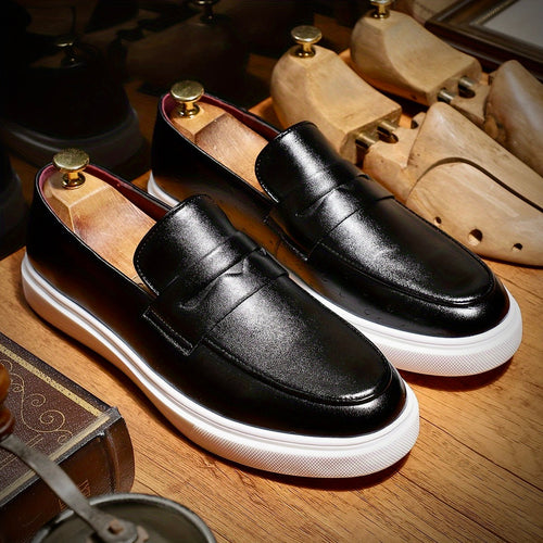 Grayson Leather Slip-Ons