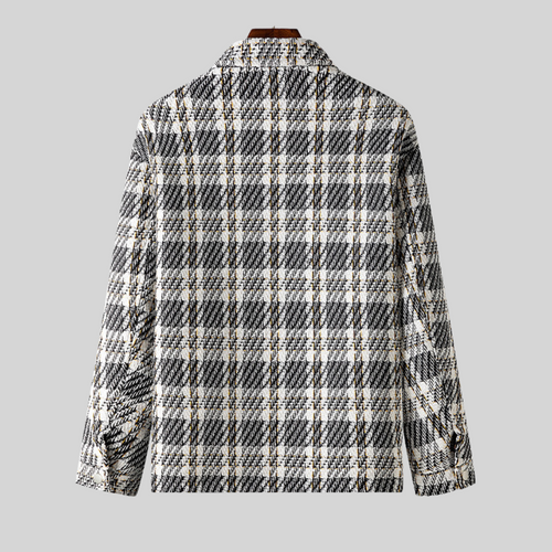 Refined Plaid Jacket