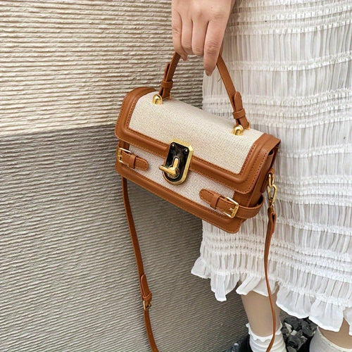 Luxe Canvas Satchel