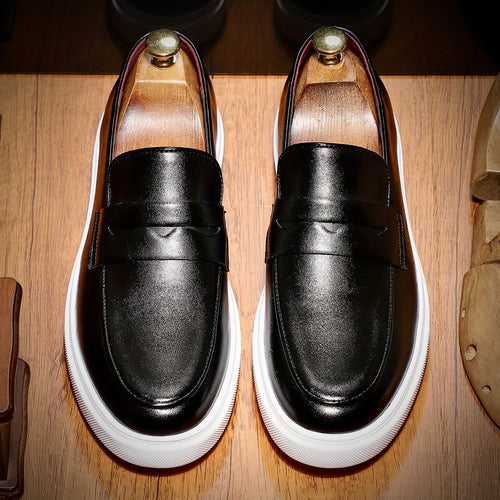 Grayson Leather Slip-Ons