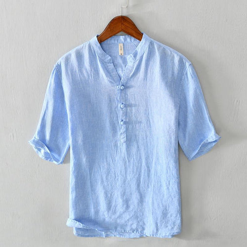 Santorini Linen Shirt