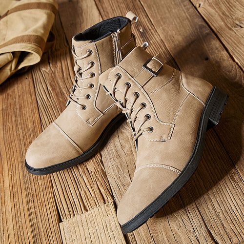 Luciano Leather Boots