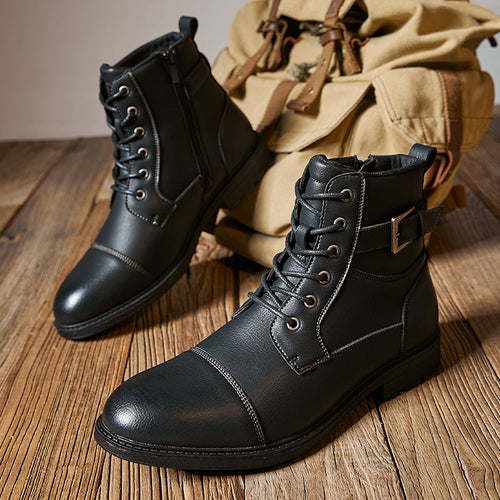Luciano Leather Boots