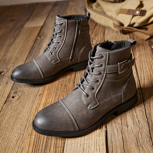 Luciano Leather Boots