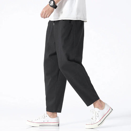 Osaka Linen Cropped Pants