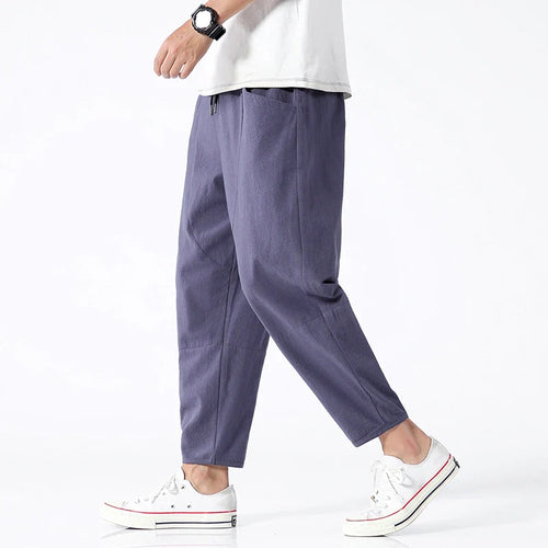Osaka Linen Cropped Pants