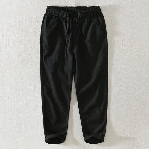 Hanzo Linen-Cotton Pants