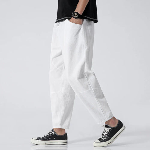 Osaka Linen Cropped Pants