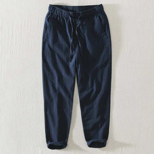 Hanzo Linen-Cotton Pants