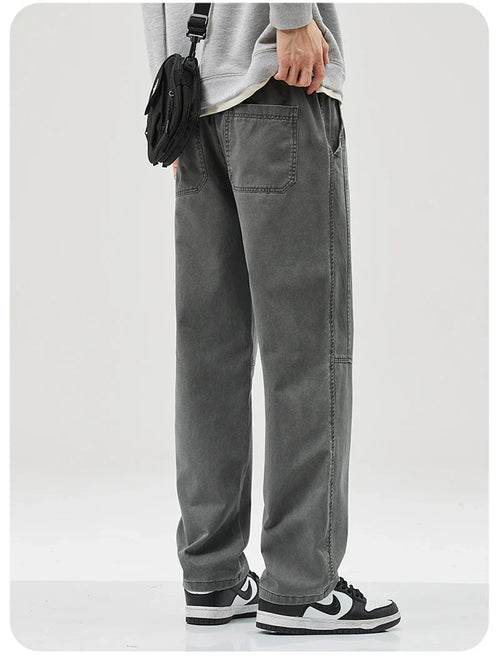 Piqué Cargo Trousers