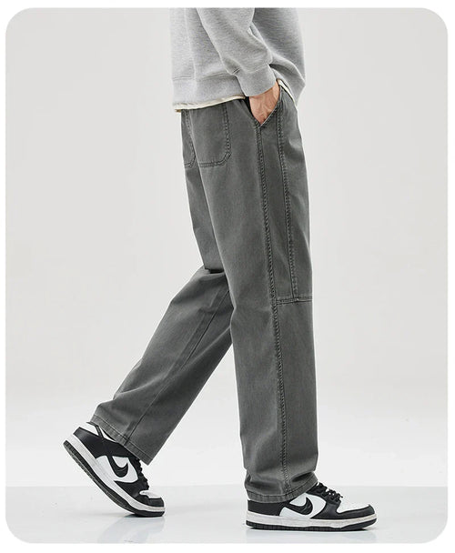 Piqué Cargo Trousers