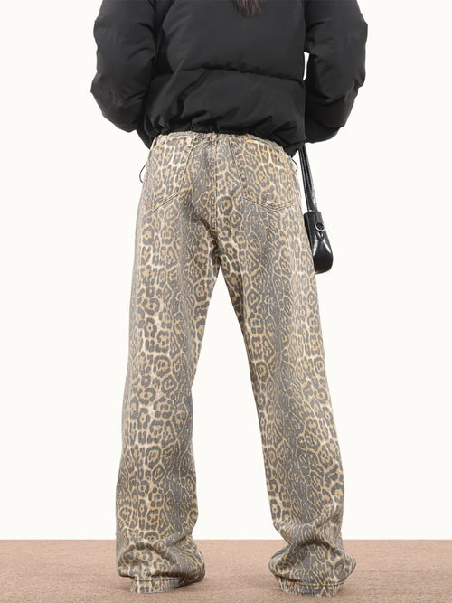 Ocelot Printed Jeans