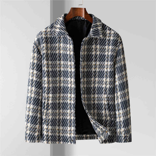 Refined Plaid Jacket