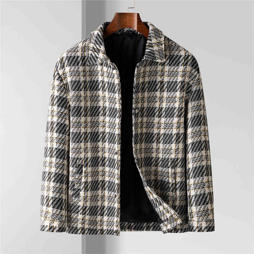 Refined Plaid Jacket