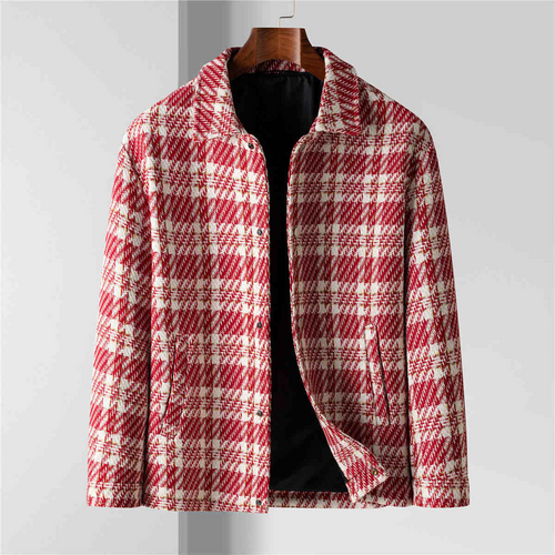 Refined Plaid Jacket
