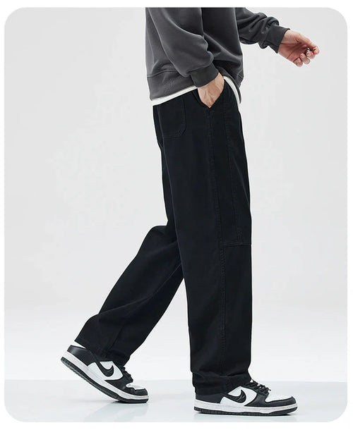 Piqué Cargo Trousers