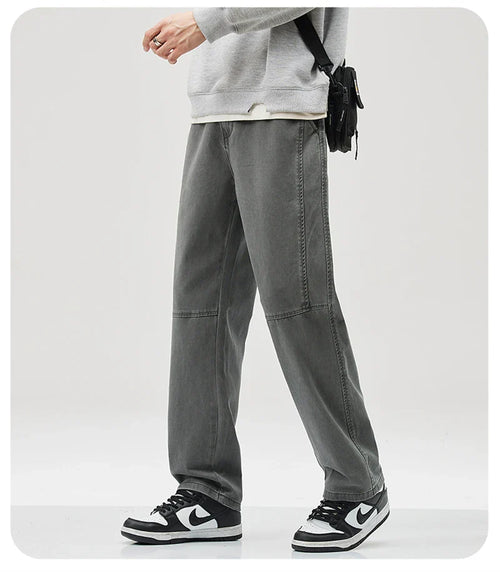 Piqué Cargo Trousers