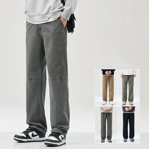 Piqué Cargo Trousers