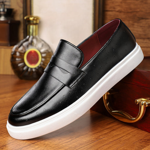 Grayson Leather Slip-Ons