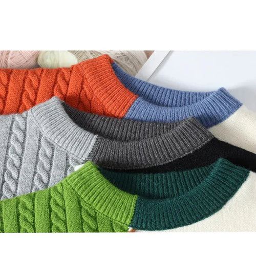 Mosaic Knit Sweater